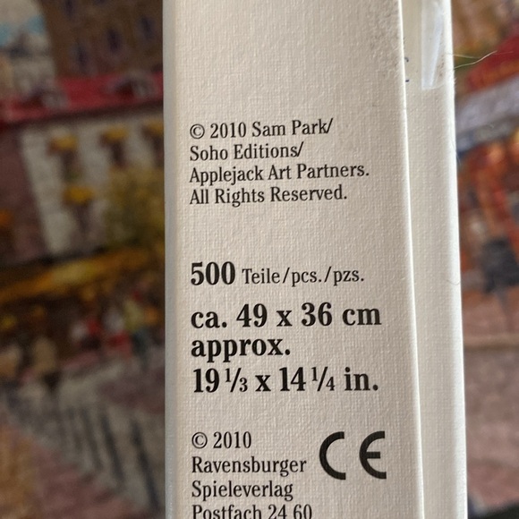 Ravensburger 500 piece puzzle “Quaint Shops” 2010 by Sam Park - Picture 3 of 7